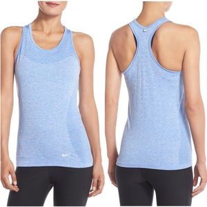 Nike Dri-FIT Chalk Blue Seamless Racerback